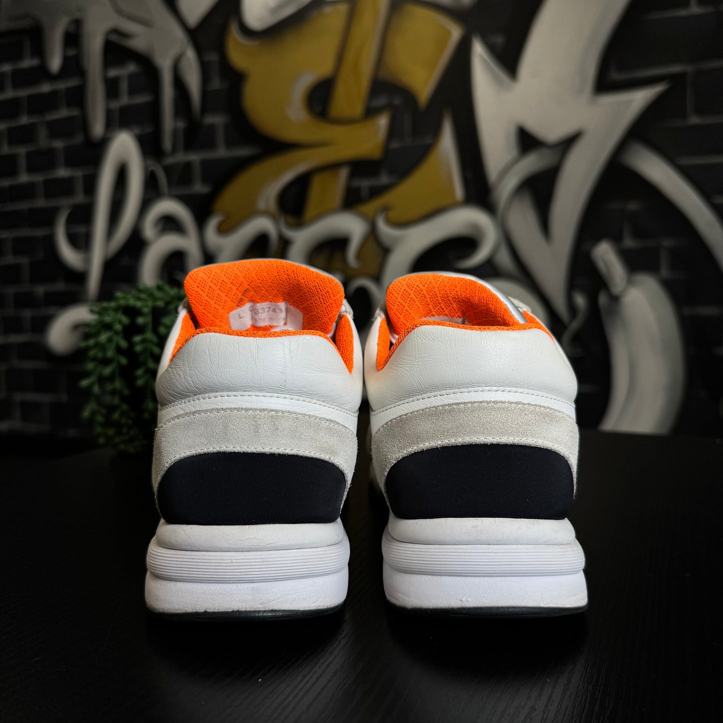 Chanel Trainer White Orange
