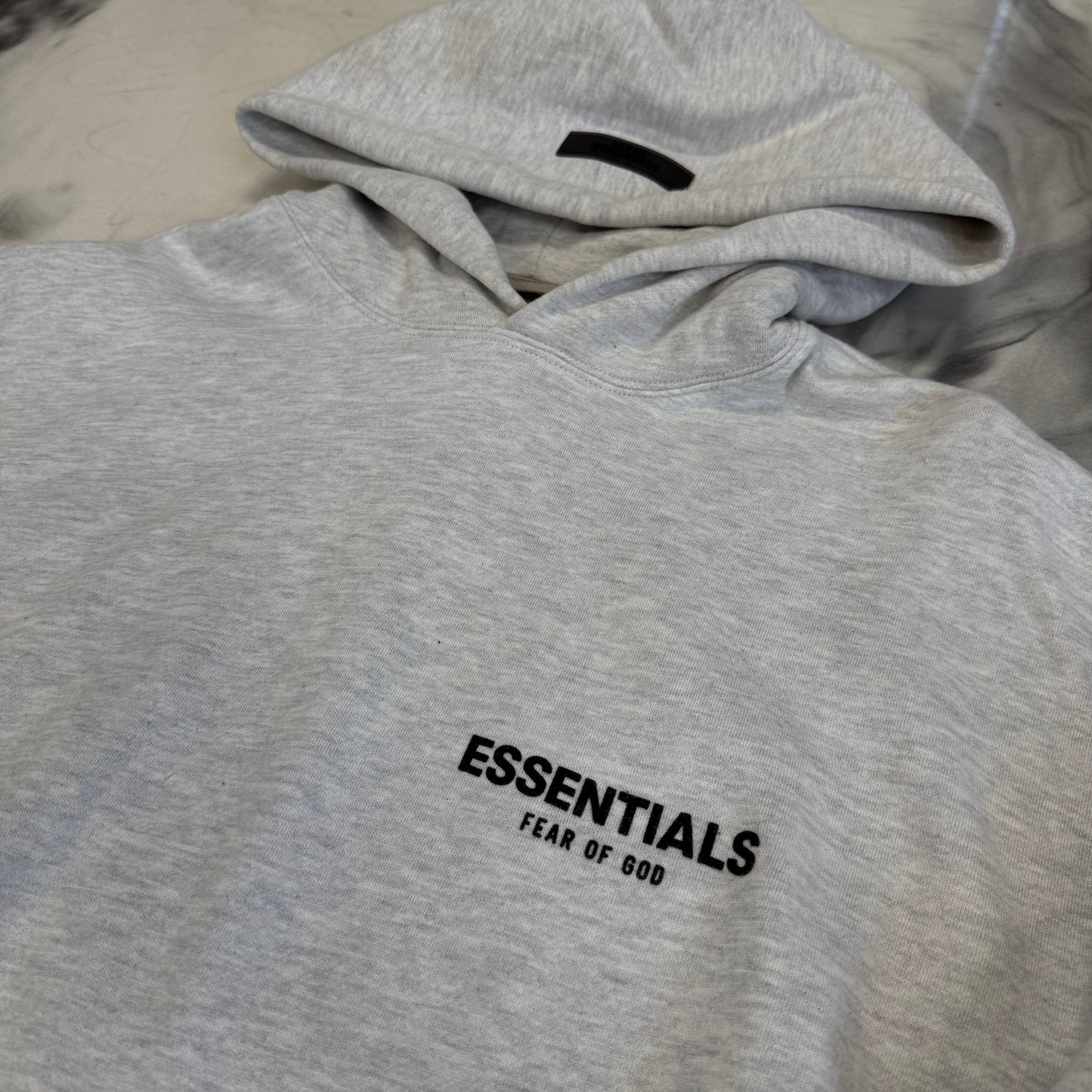 Essentials Light Oatmeal Hoodie