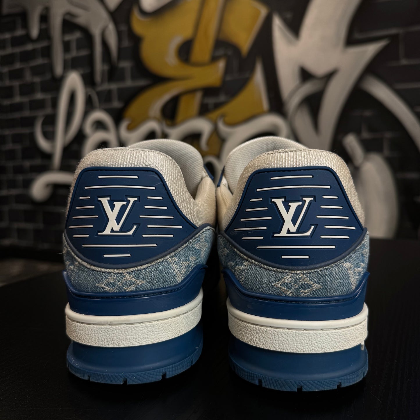 Louis Vuitton Trainer Denim Blue