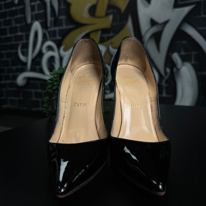 Louboutin Kate 120mm Black Shiny