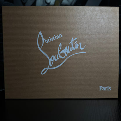 Louboutin Heels Highness Peep Toe Tan
