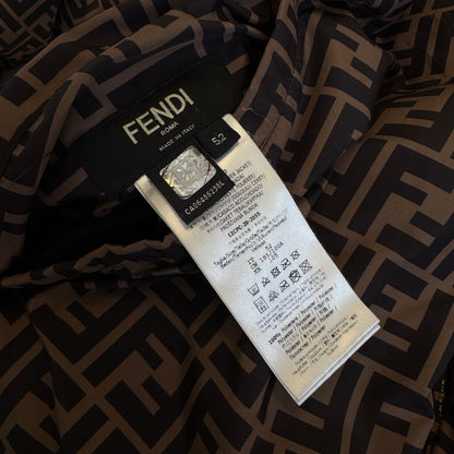 Fendi Reversible Piumino Zucca Striped Jacket
