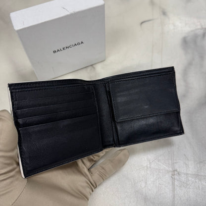 Balenciaga Logo Bifold White
