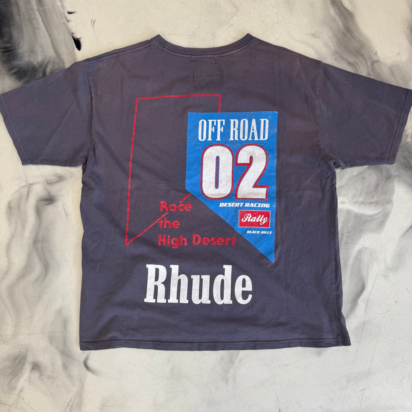 Rhude Off Road Tee Grey
