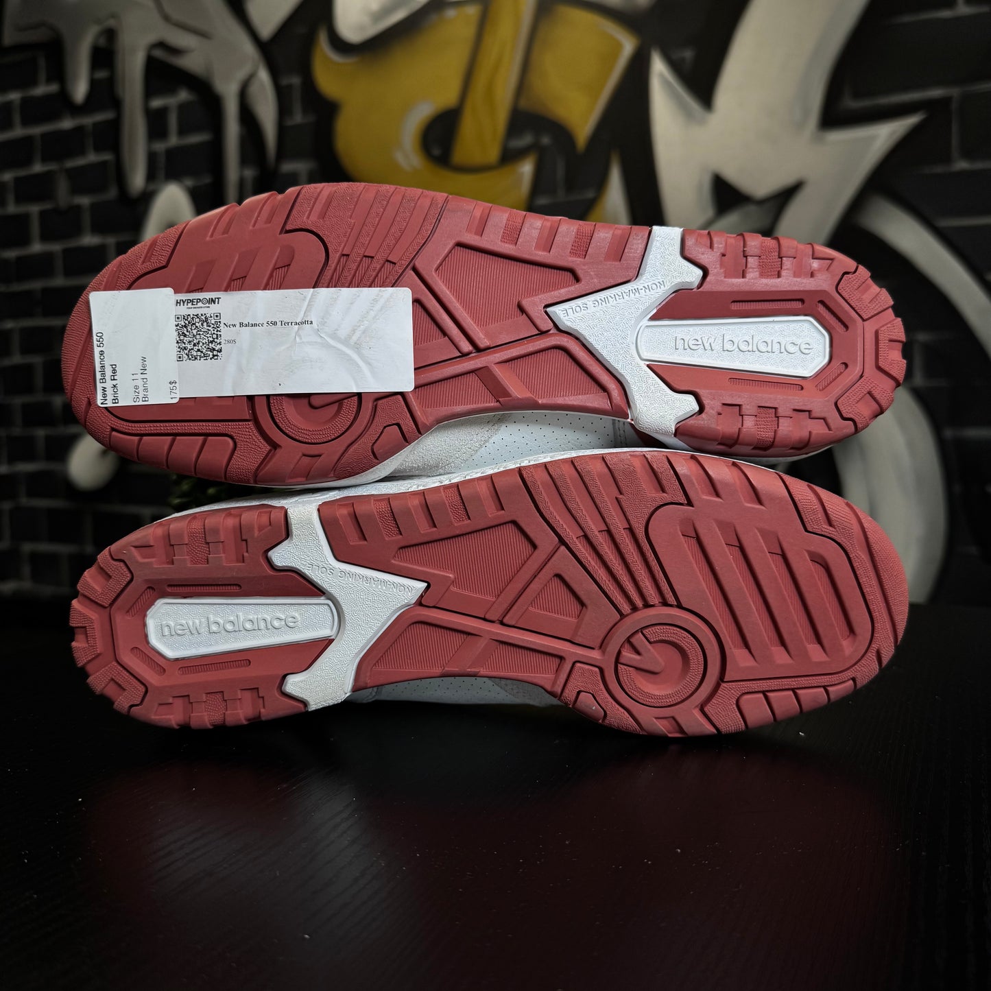 New Balance 550 Brick Red