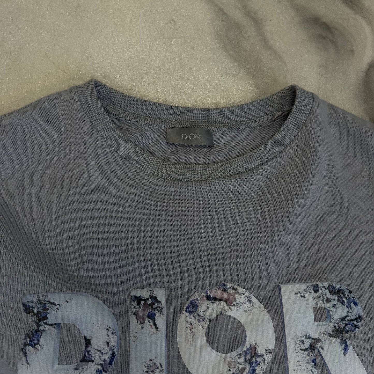 Dior X Daniel Arsham Tee Grey