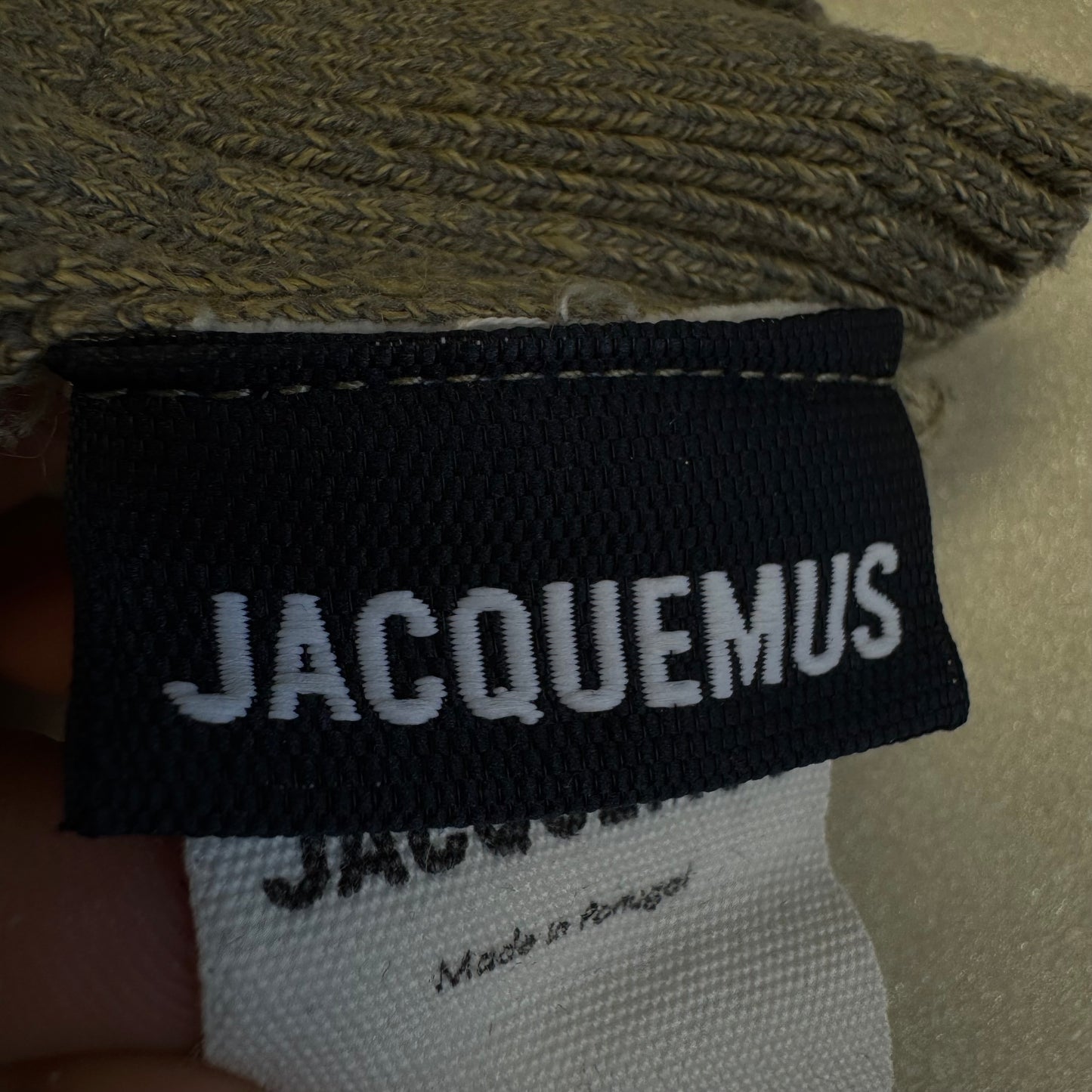 Jacquemus Le Bandeau Sierra Bralette Khaki