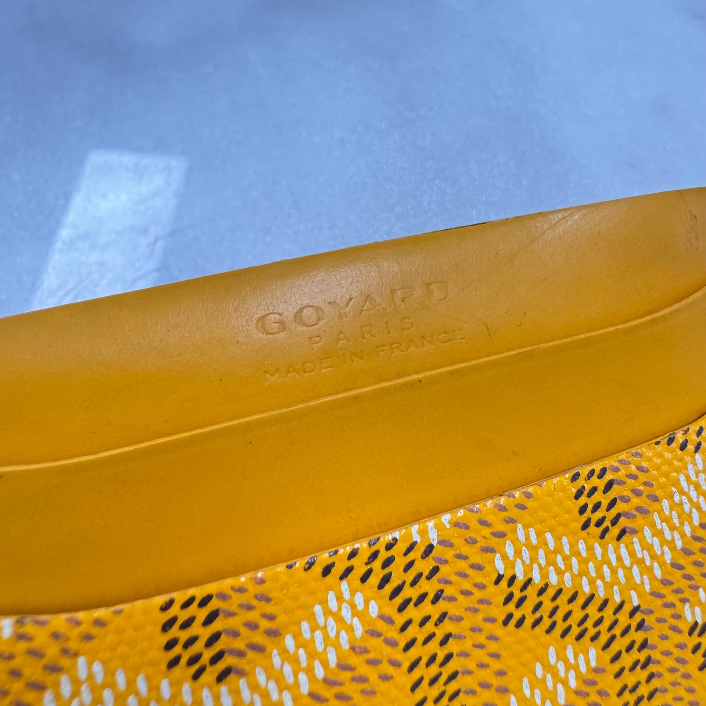 Goyard Saint-Sulpice Cardholder Yellow