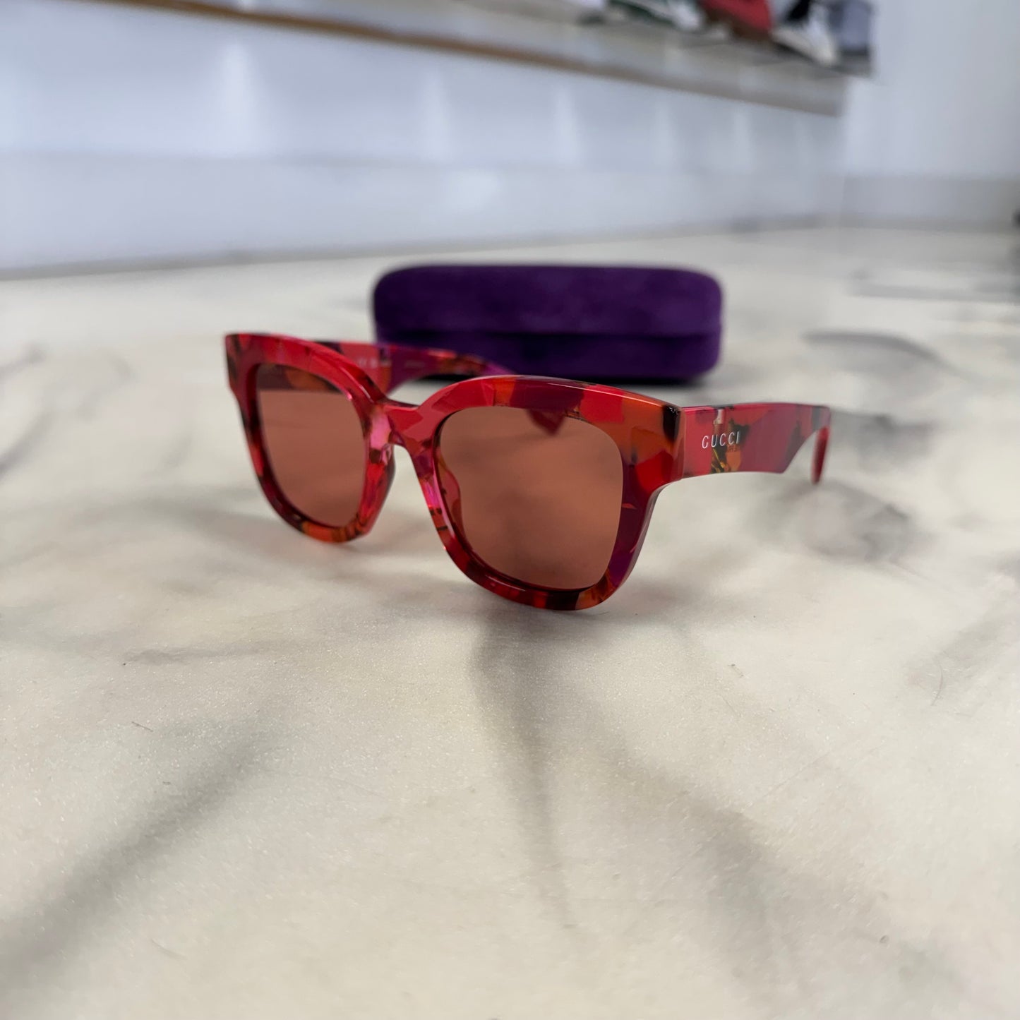Gucci Floral Sunglasses