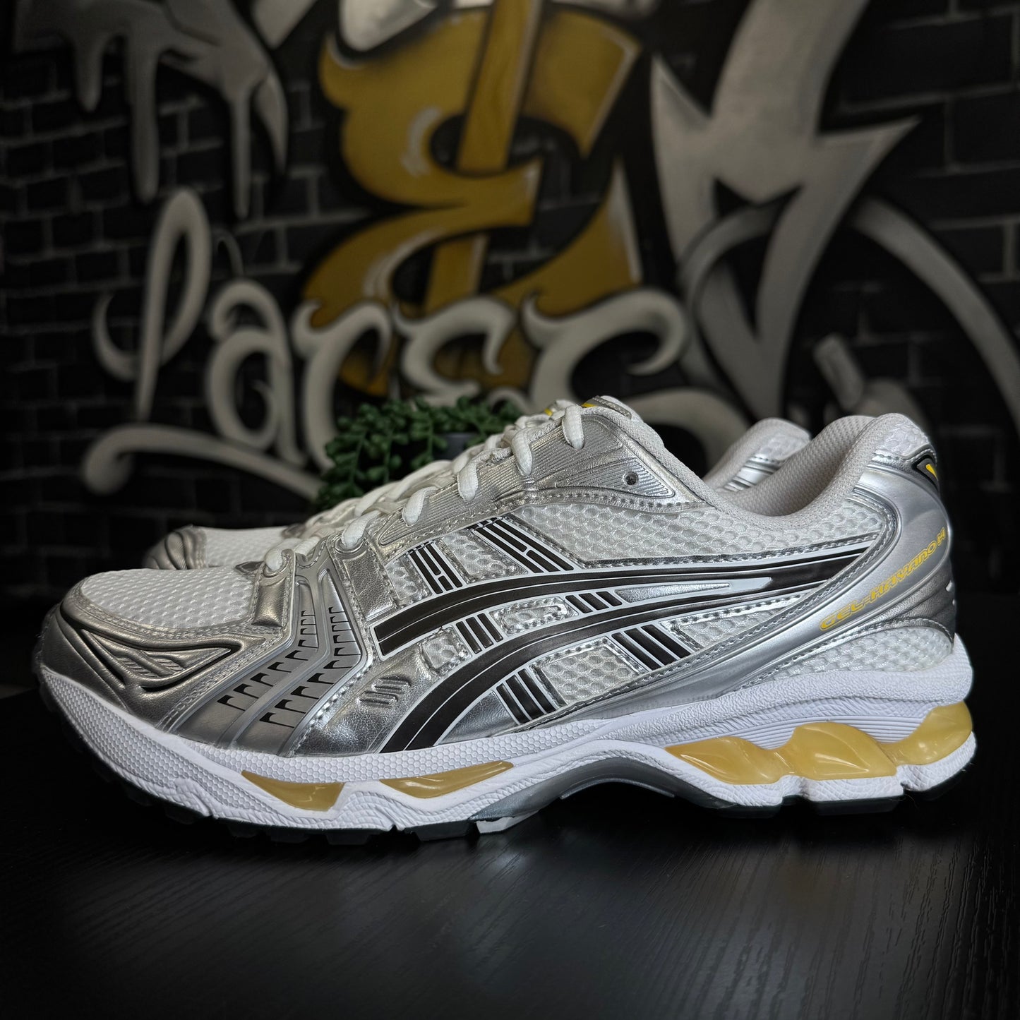 Asics Gel Kayano 14 Silver Yellow