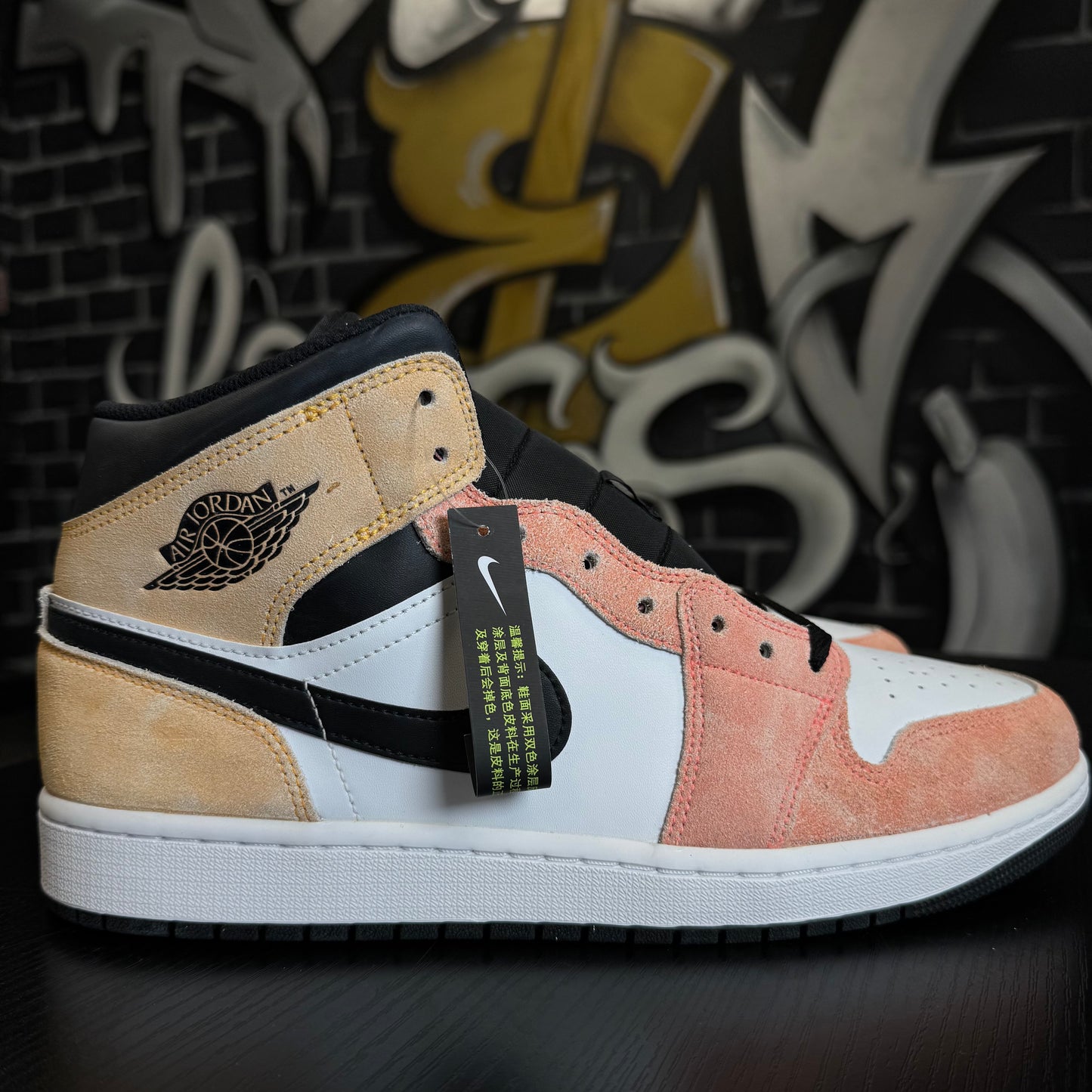 Jordan 1 Mid Magic Ember Flight Club