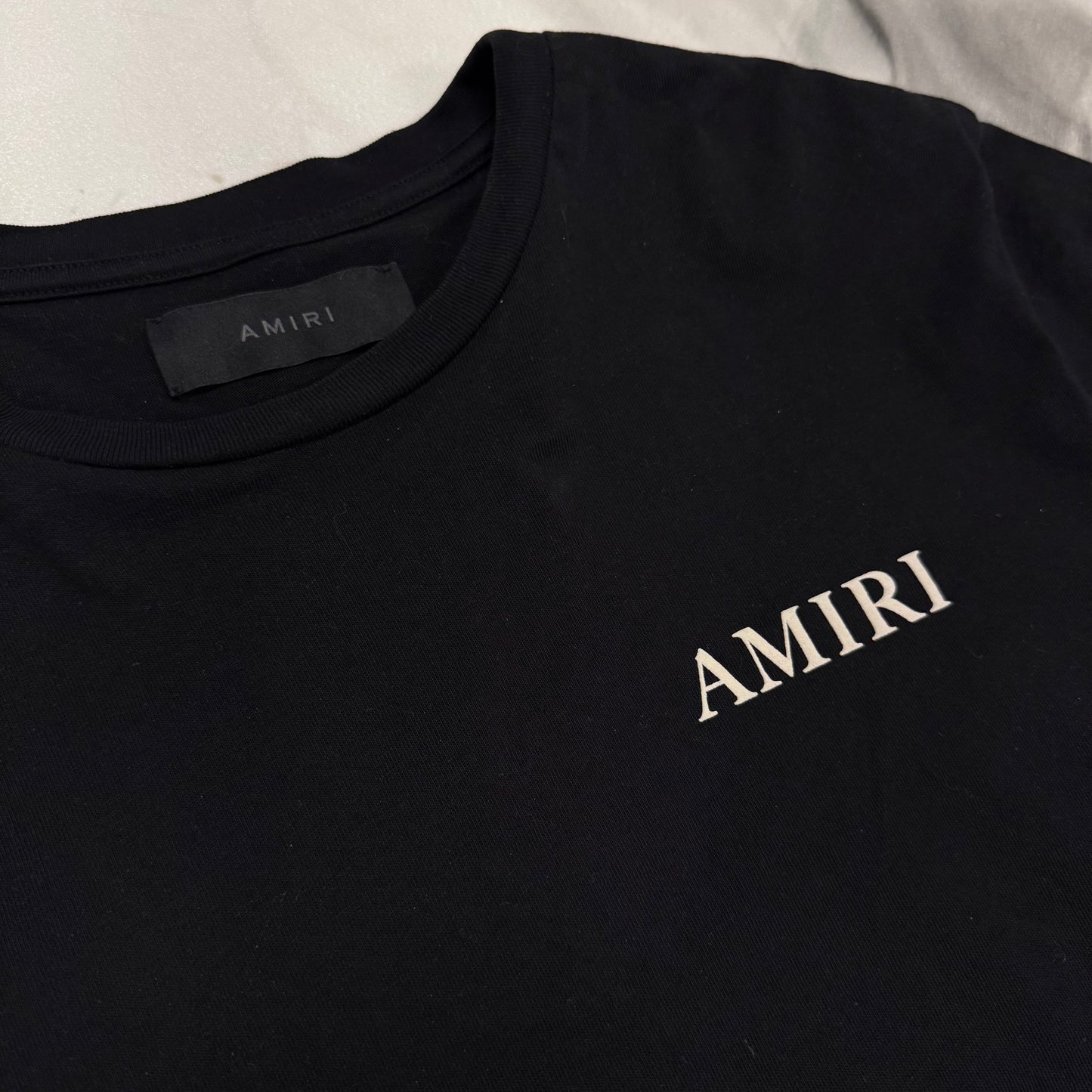 Amiri Logo Tee Black