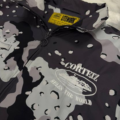 Corteiz Grey Camo Windbreaker