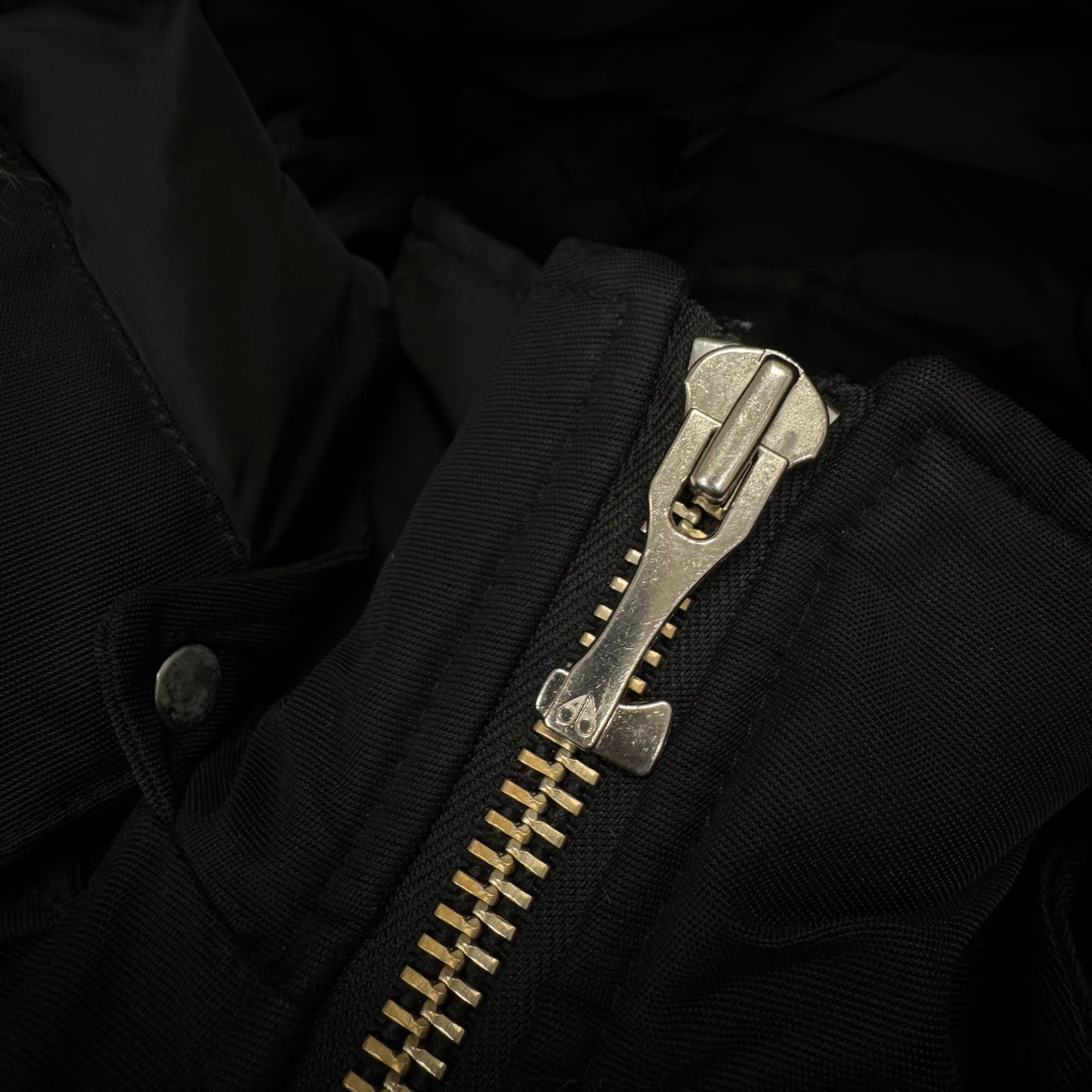 Moose Knuckles Ballistic Bomber Jacket Black