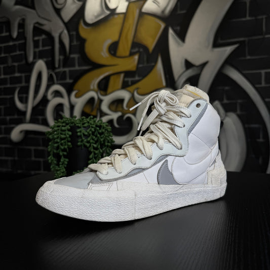 Nike Blazer Sacai Mid White Grey