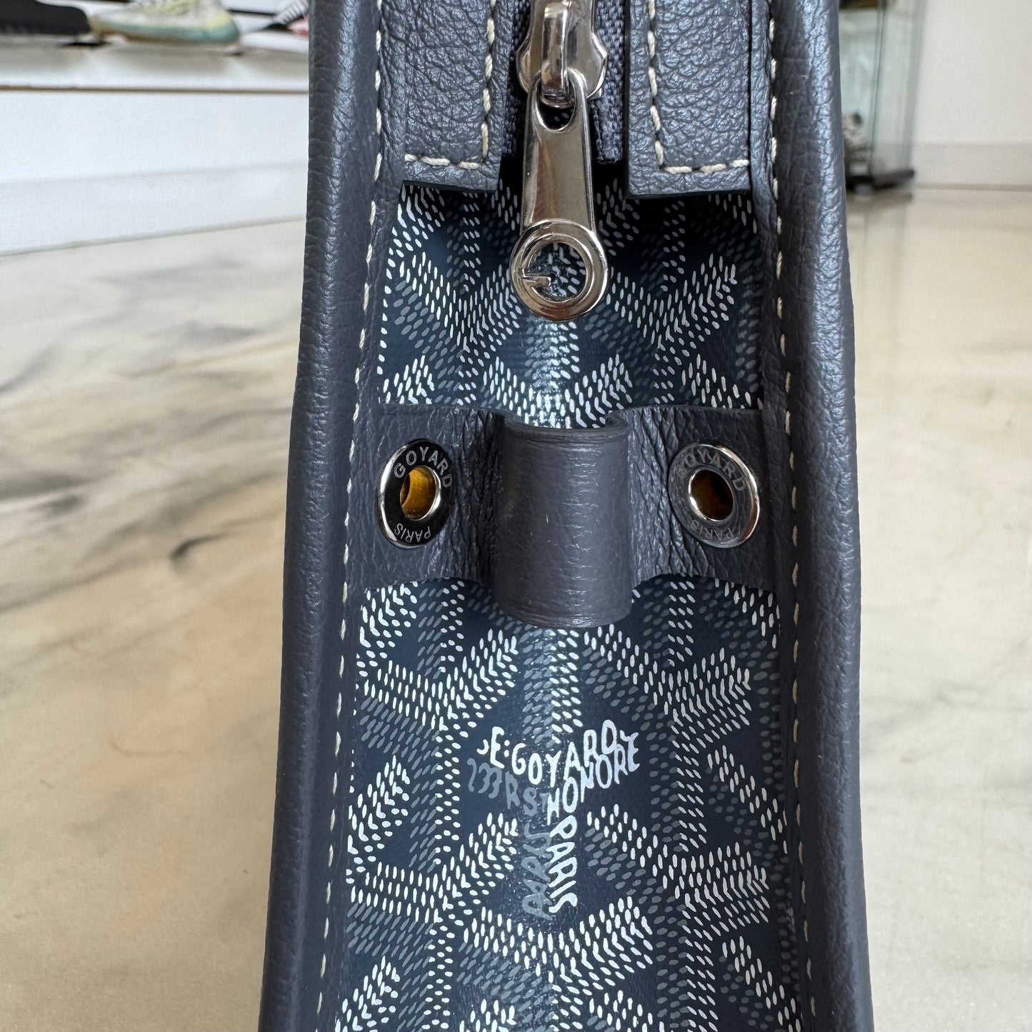 Goyard Jouvence Grey Toiletry Bag
