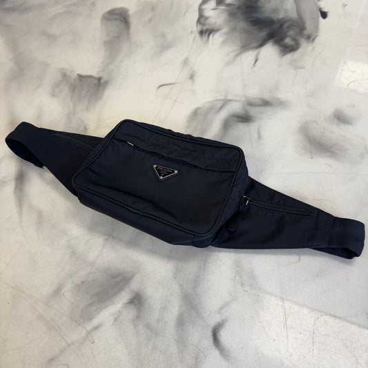 Prada Re-Nylon Tessuto Belt Bag Black