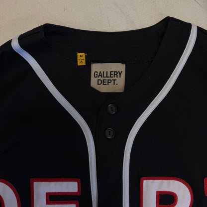 Gallery Dept Baseball Button Up Shirt Black