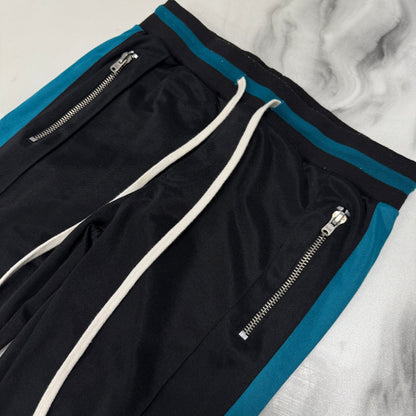 MNML Track Pants Teal Stripe