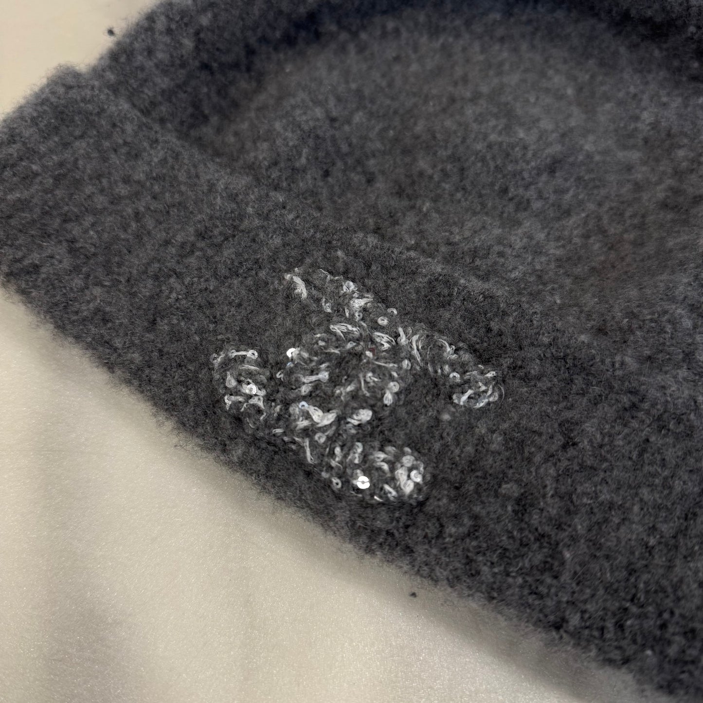 Chanel Cashmere Beanie Grey