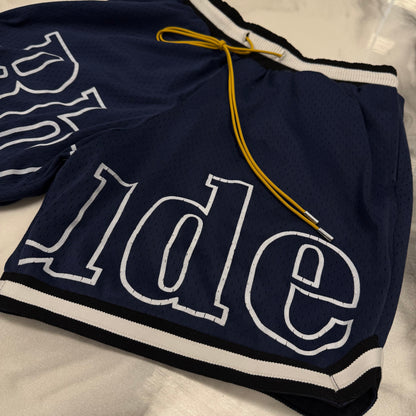 Rhude Basketball Short Blue