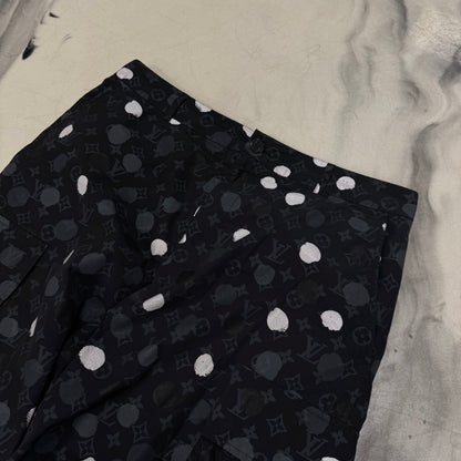 Louis Vuitton X Yayoi Kusama Polka Dots Cargo Pants Black