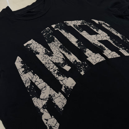 Amiri Arched Logo Tee Black