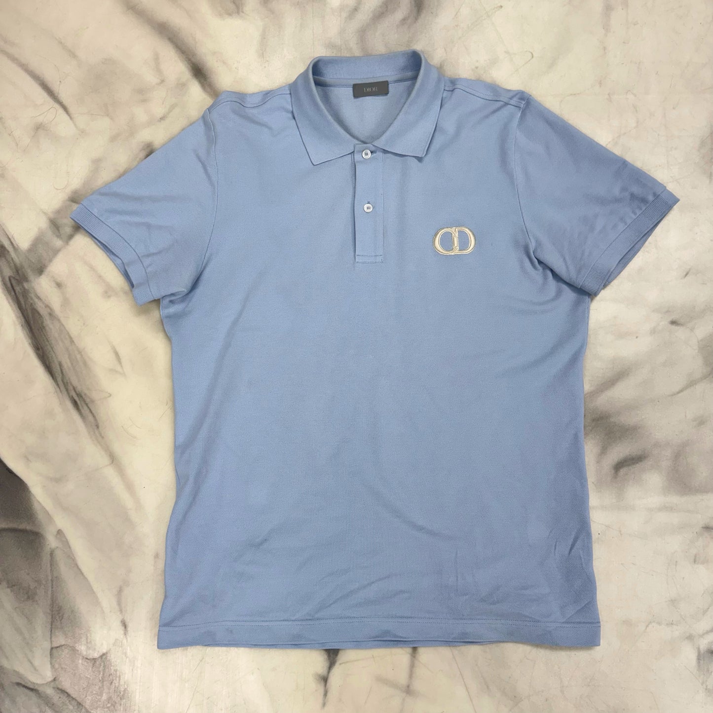 Dior "CD" Baby Blue Polo