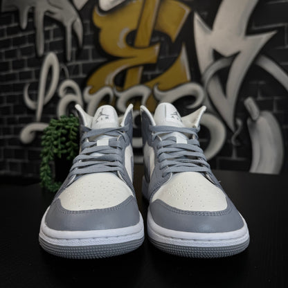 Jordan 1 Mid Stealth Grey