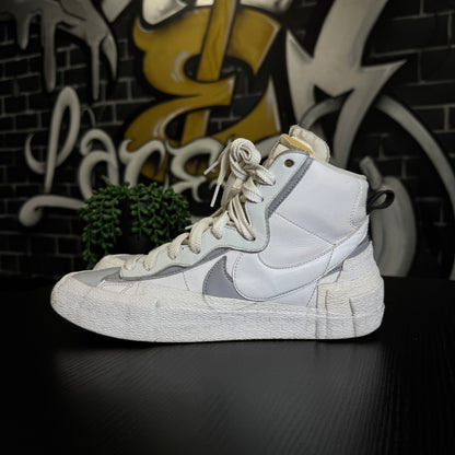 Nike Blazer Sacai Mid White Grey