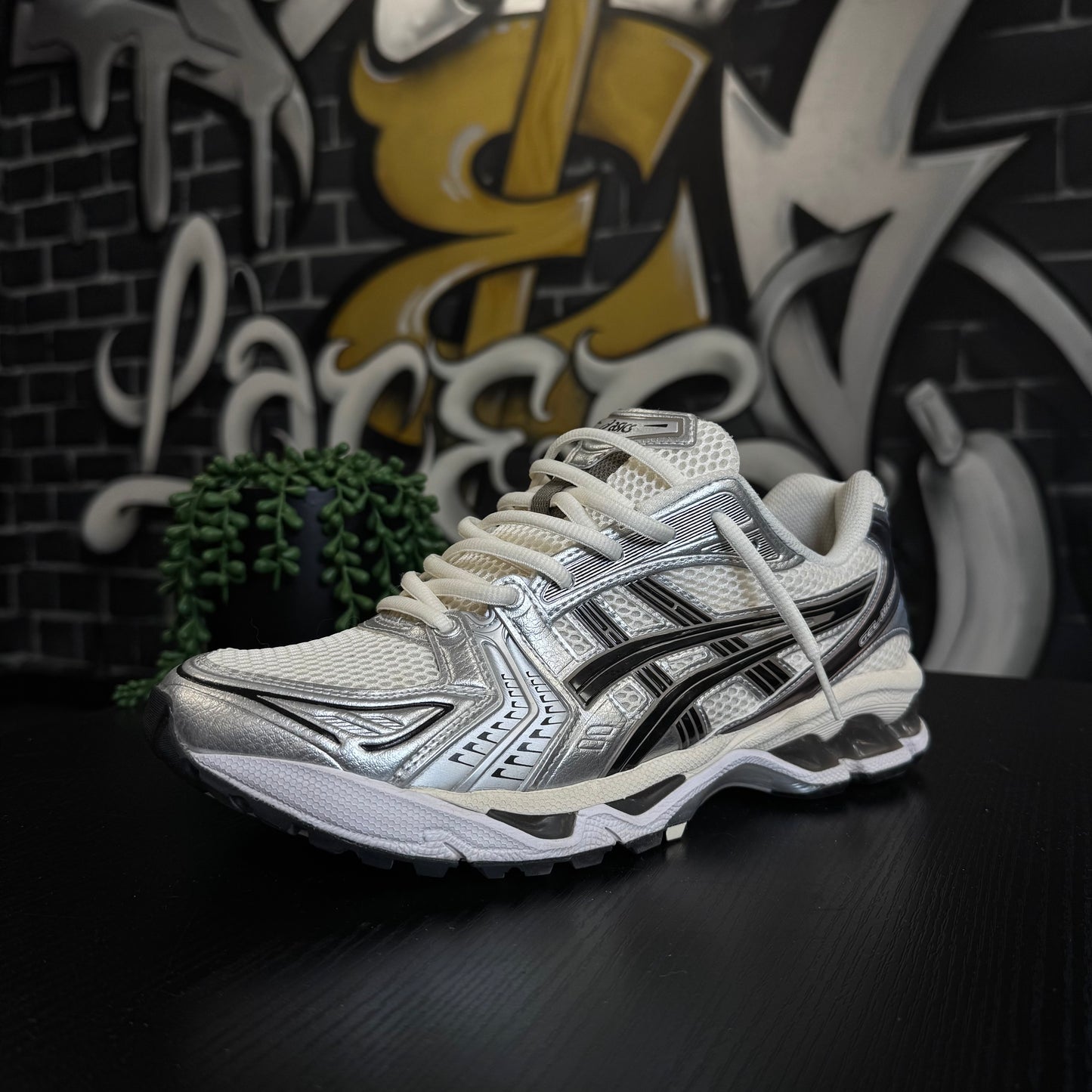 Asics Gel Kayano 14 Cream Black