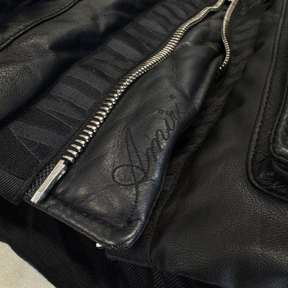 Amiri Lambskin Vest Black