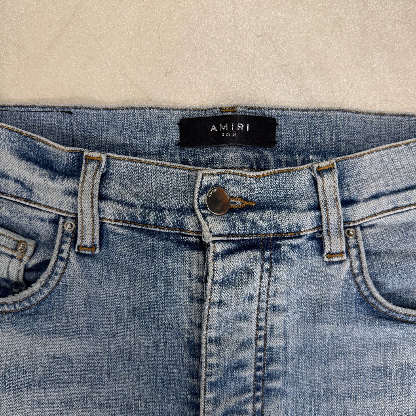 Amiri Jeans Shotgun Light Blue