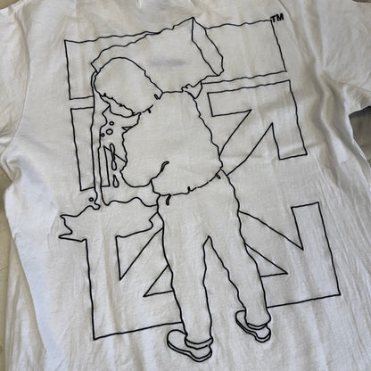 Off White Painting Guy Tee White