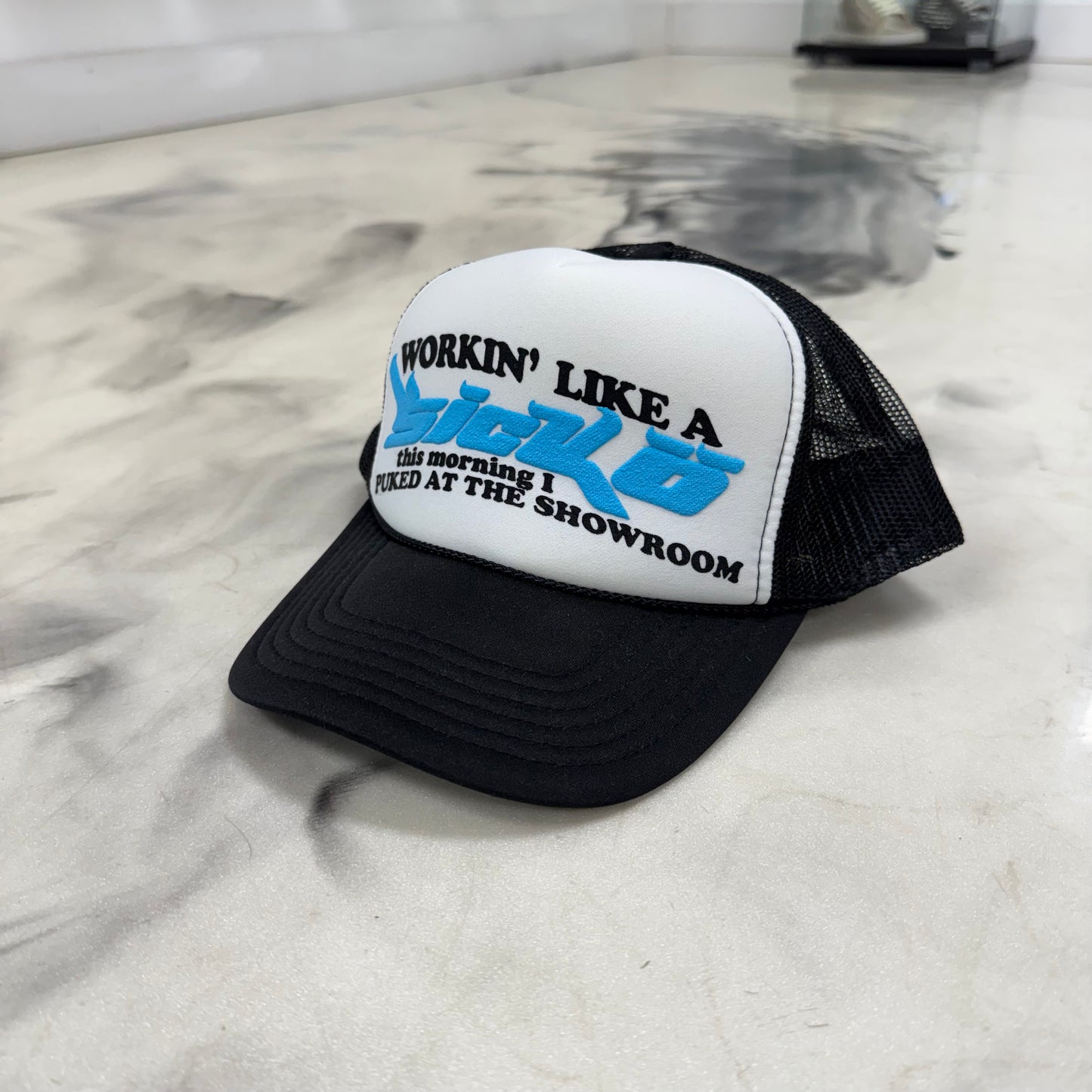 Sicko Trucker Hat White/Blue