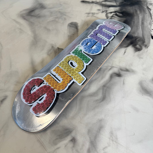 Supreme Bling Platinum Skate Deck