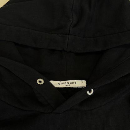 Givenchy Hoodie Distressed Logo Black