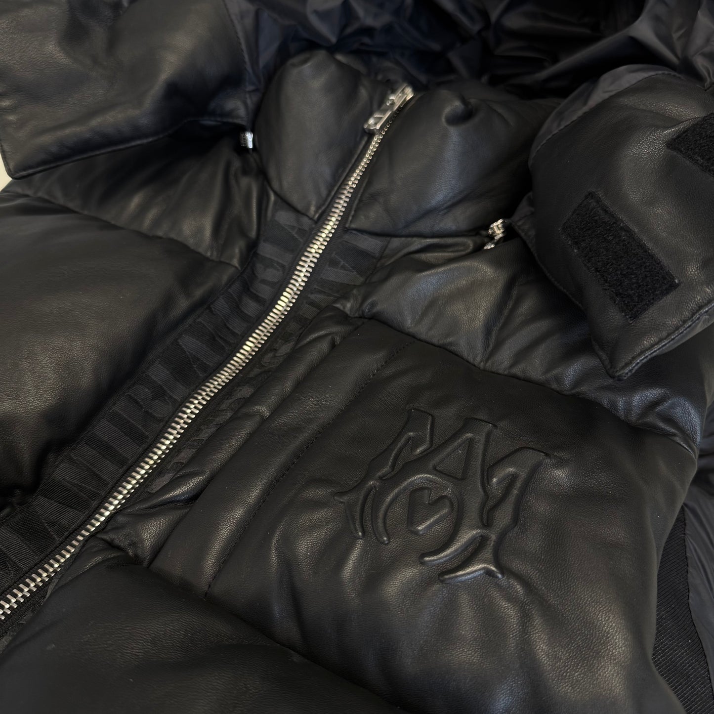 Amiri Lambskin Vest Black