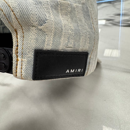 Amiri Jacquard Logo MA Hat Distressed