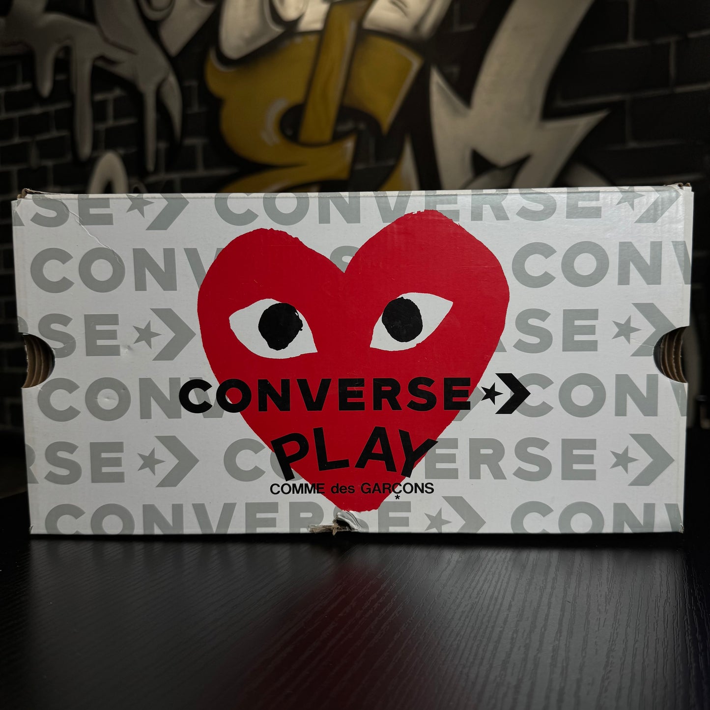 Converse CDG Low Cream/Red