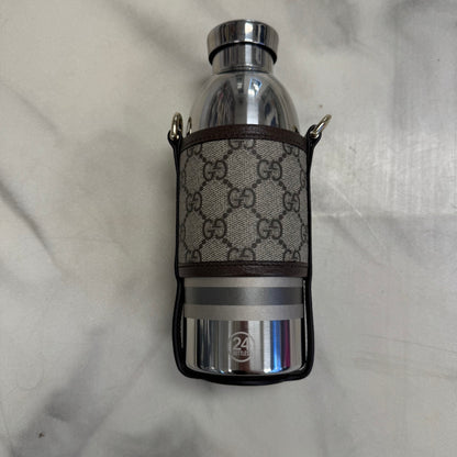 Gucci Steel Bottle With Fabric Holder