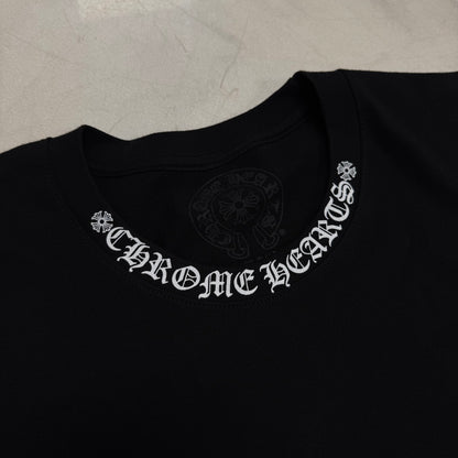 Chrome Hearts Neck Logo Tee Black