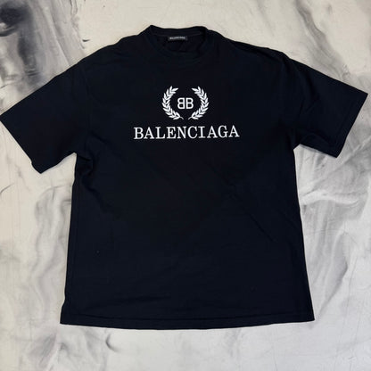 Balenciaga BB Logo Tee Black