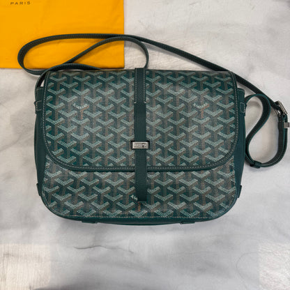 Goyard Belvedere MM Green Messenger Bag