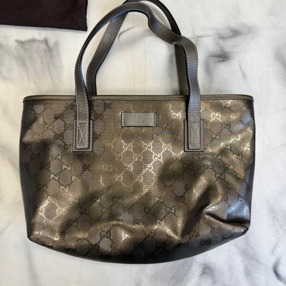 Gucci 2000s Imprime Tote Bag Bronze