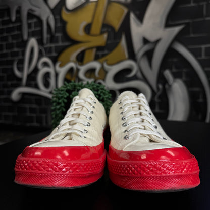Converse CDG Low Cream/Red