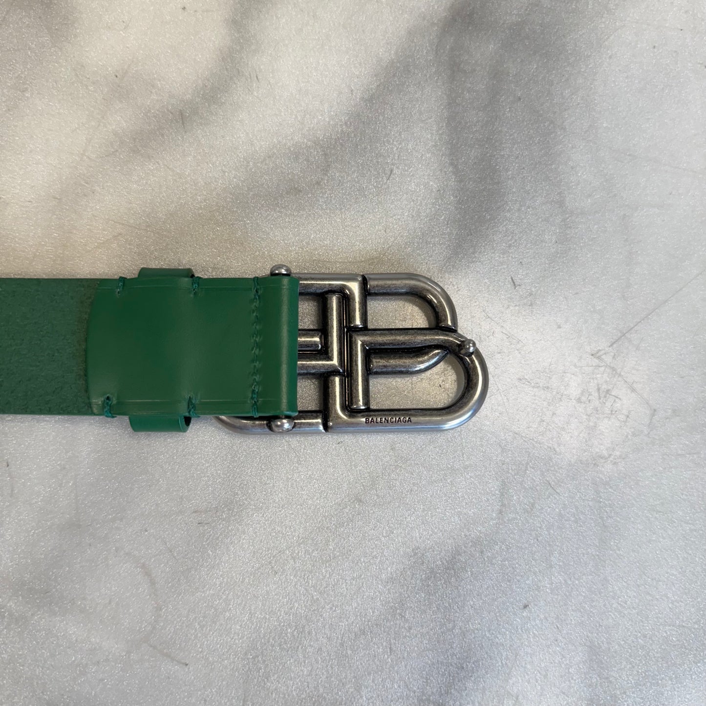 Balenciaga BB Belt Green