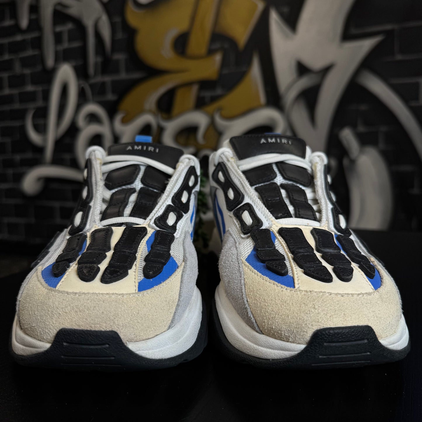 Amiri Bone Runner Grey/Black/Blue