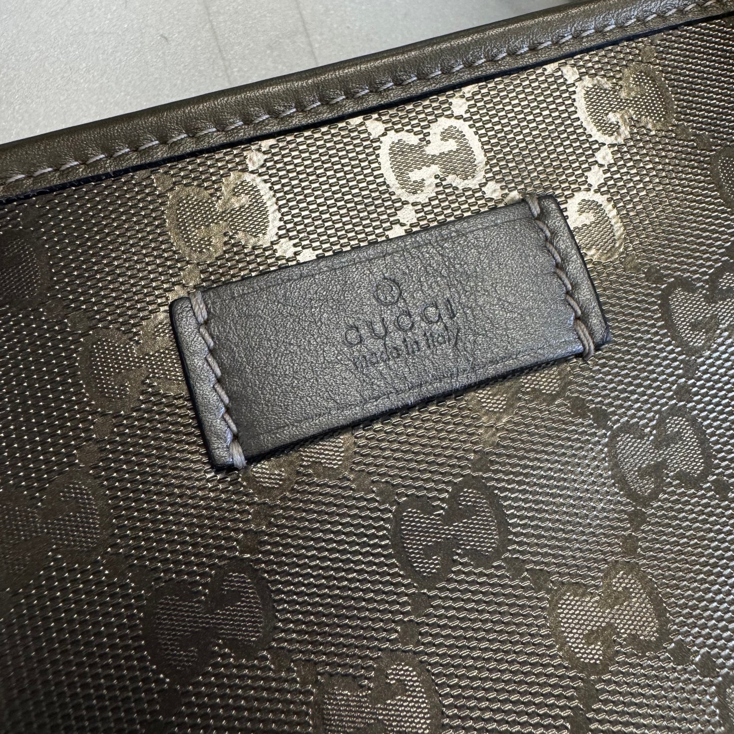 Gucci 2000s Imprime Tote Bag Bronze