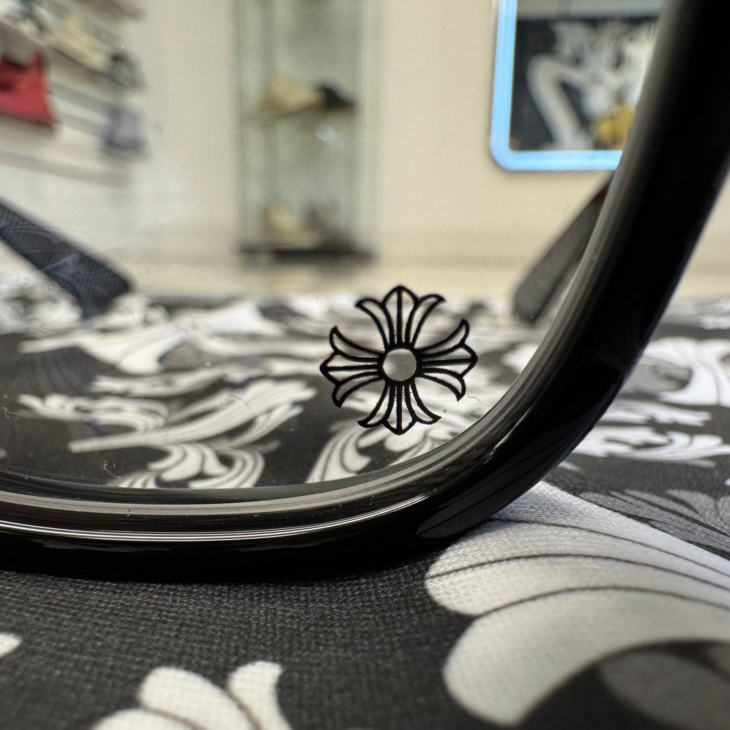 Chrome Hearts Vagillionaire II Black/Silver Glasses